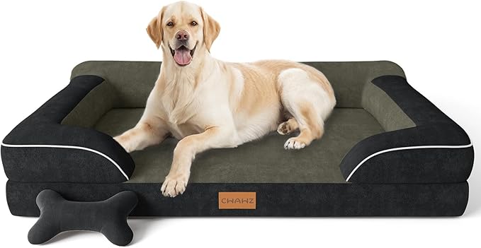 CWAWZ Jumbo Dog Bed for Extra Large Dogs, Orthopedic Dog Bed by CWAWZ