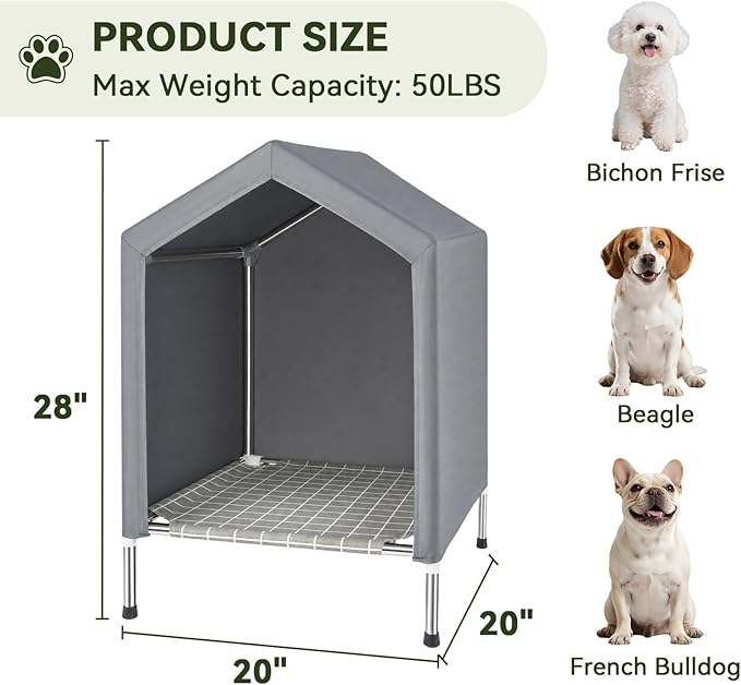 Elevated Dog House for Small Dogs - Image 5