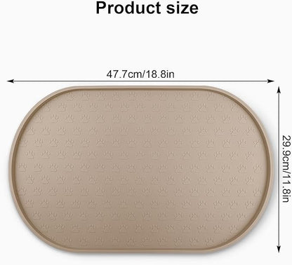 KPWACD Dog Food Mat Anti-Slip Bowl Mats - Image 2