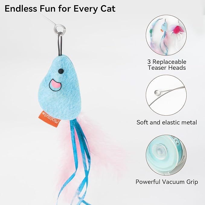 Migipaws Interactive Automatic Cat Teaser Wand Toy - Image 4