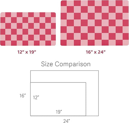 Checkered Dog Feeding Mat, Absorbent Mats - Image 7