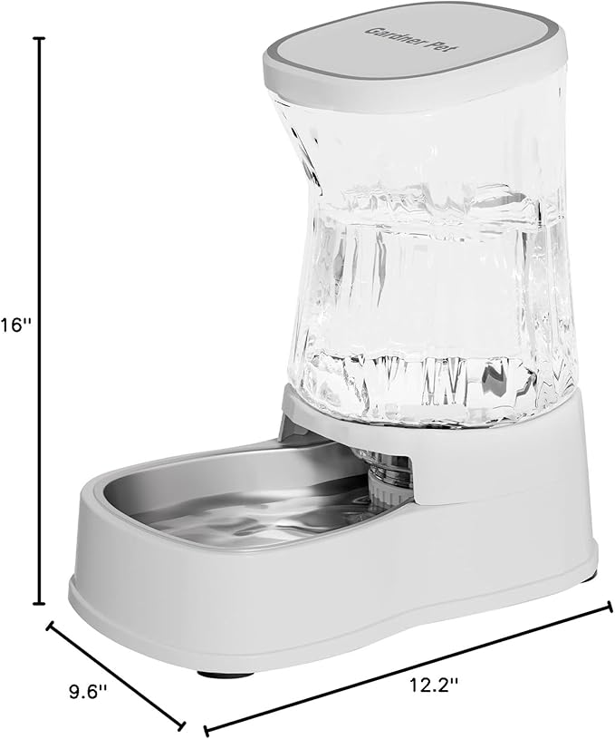 Gardner Pet Automatic Dog Water Dispenser Gravity Stainless Steel Water Waterer - Image 9
