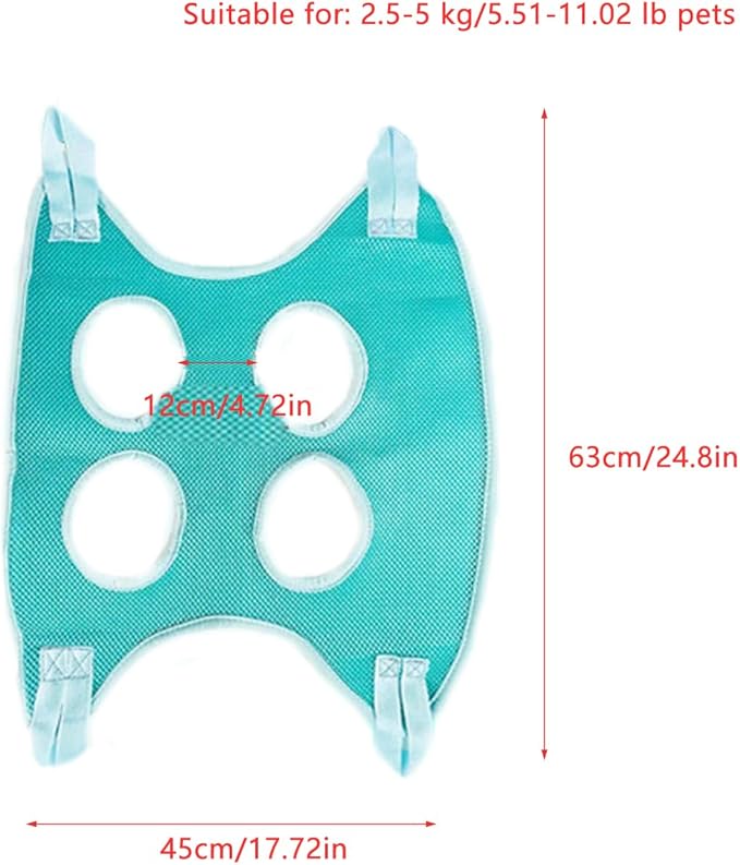 Cat Grooming Hammock Breathable Hanging Harness Restraint Holder Helper - Image 2