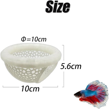 Aquarium Floating Betta Fish Skins, Betta or Shrimp Feeder, Cave and Hammock - Image 3