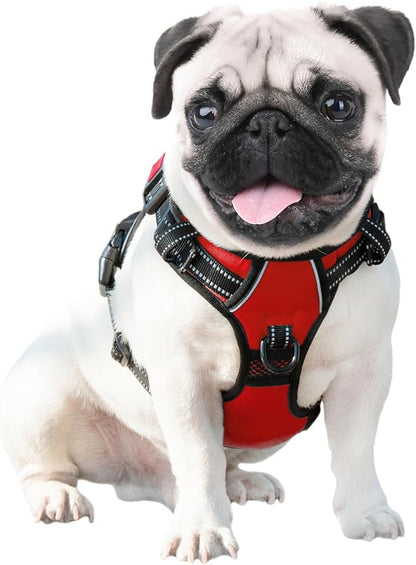 PHOEPET Reflective Dog Harness Large Breed Adjustable No Pull Vest - Image 6