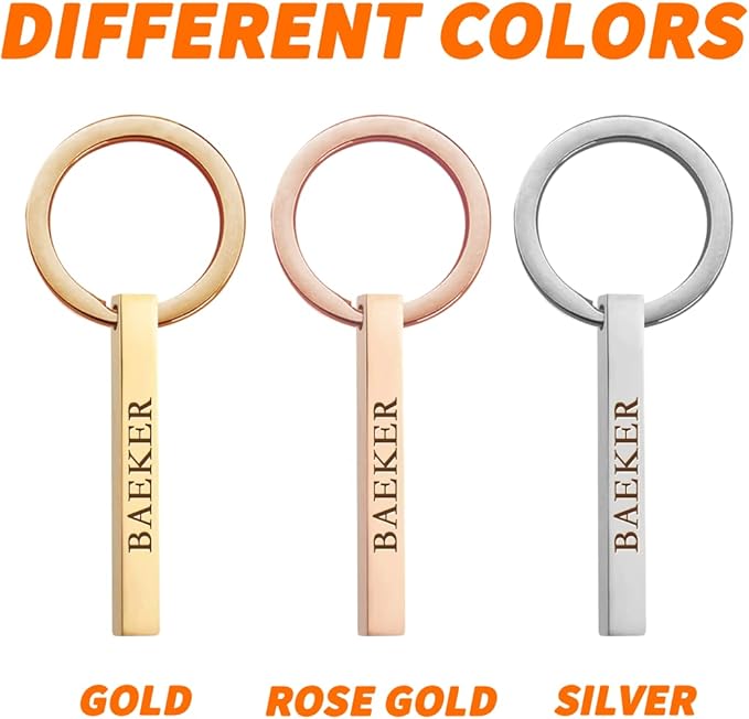 Dogs ID Tags Personalized Four Sided Deep Engraved Cat & Dog Collar Charm Bar - Image 3