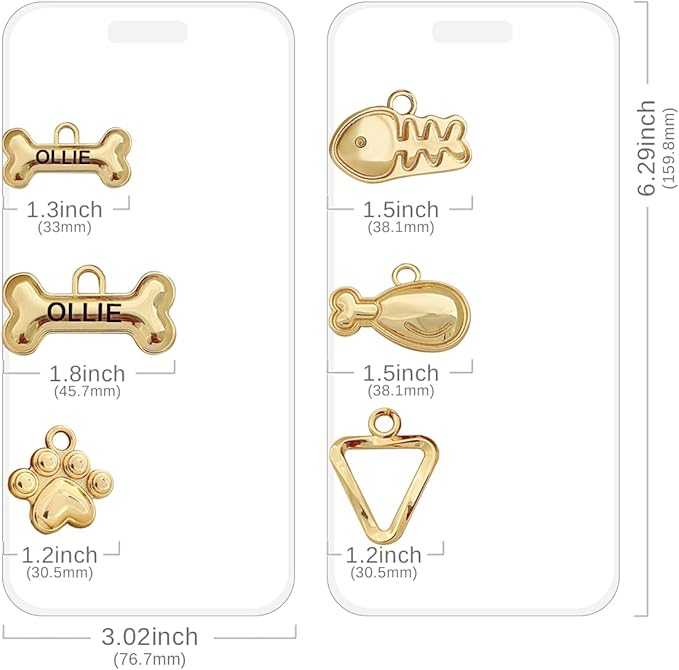 Dogs Tag Stylish Personalized Double Sided Deep Engraved Cat & Dog Tags Engraved - Image 3