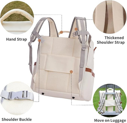 Large Cat Carrier Backpack, Shaded Small Dog Backpack - Image 5