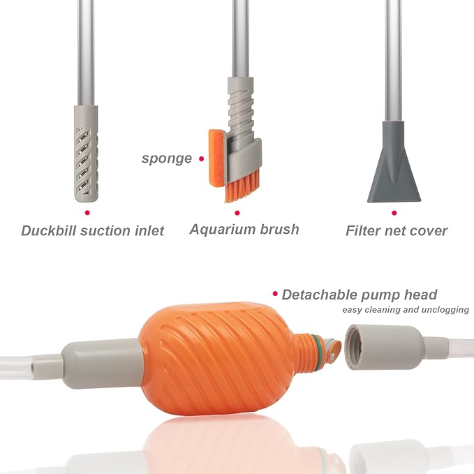 AREPK Compact Aquarium Siphon Vacuum and Water Changer Kit - Image 2