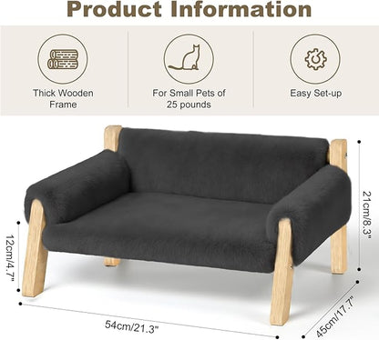 FAMIDGE Elevated Cat Couch Bed for Indoor Cats - Image 2