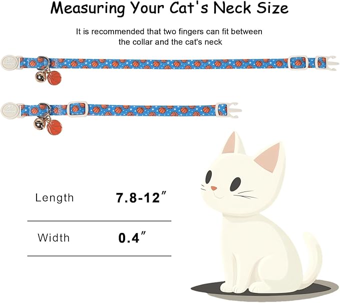 2 Pack Boy Cat Collars - Image 4