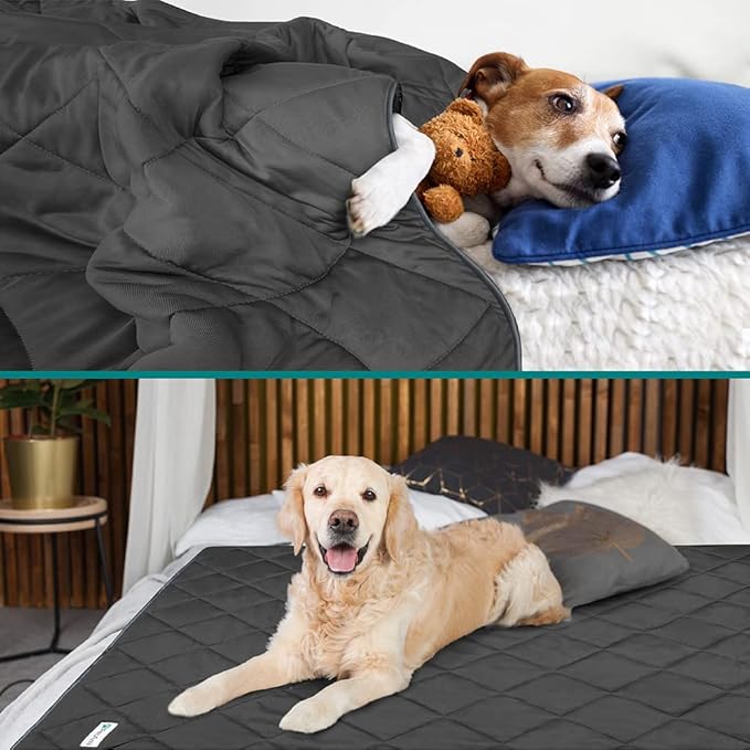 PetAmi Premium Cooling Dog Blanket | Lightweight Fluffy Pet Throw Blanket Bed - Image 4