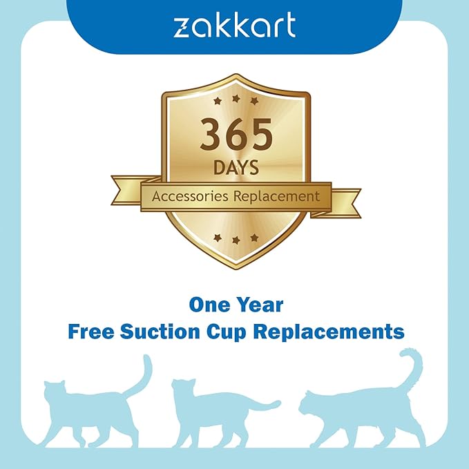 Zakkart Foldable Cat Hammock for Window - Image 7