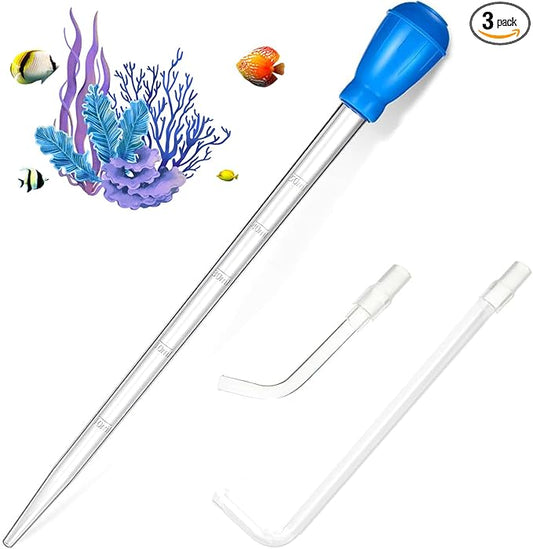 KABASI Coral Feeder Fish Feeder Waste Clean Tool, 50ml Manual Acrylic Pipette by KABASI