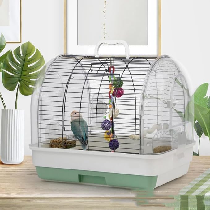 Portable Bird Cage Carrier, Travel Parrot Cage - Image 7