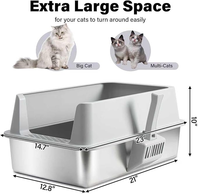 Stainless Steel Litter Box - Image 2
