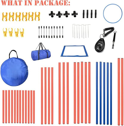 Dog Agility Training Equipment Set, Puppy Jump Training Obstacle Course Starter - Image 8