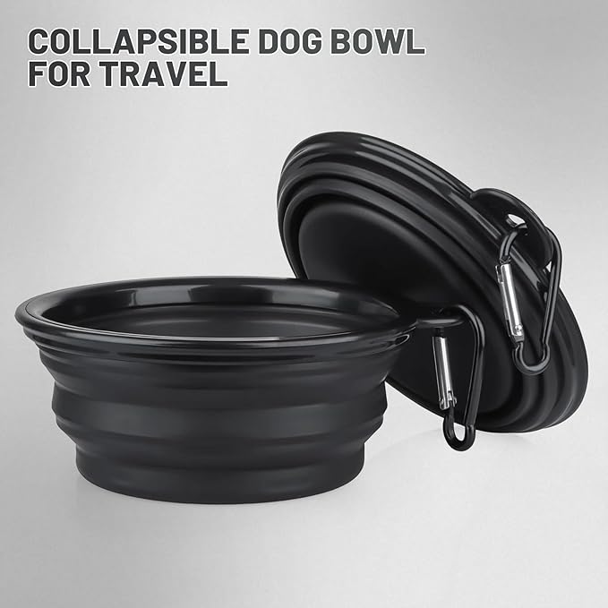 Dog Bowl Pet Collapsible Bowls, 2 Pack Collapsible Dog Water Bowls - Image 2