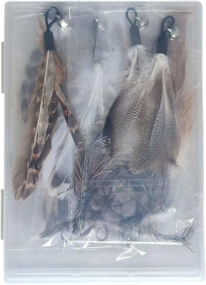 miwoowim Natural unstained Feathers, Cat Feathers Refill - Image 6