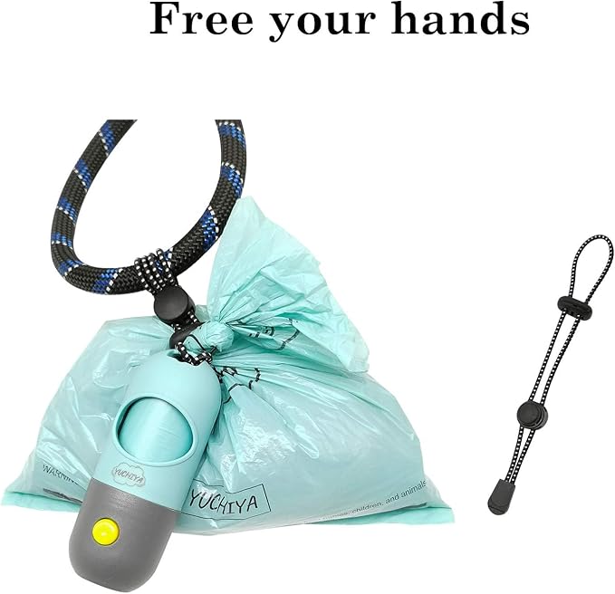 Dog Poop Bags Holder with LED Flashlight|Pet Waste Bags Dispenser - Image 7