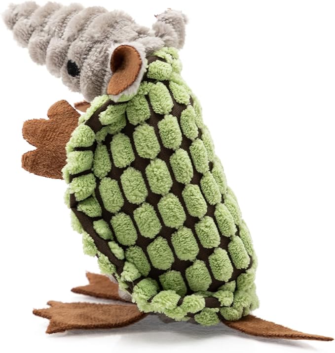Hollypet Plush Dog Squeaky Toy Stuffed Armadillo Animal Pet Puppy Chew Toys by Hollypet