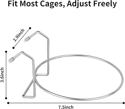 Fri4Free 2PCS Kennel Water Bowl Hanging, Stainless Steel Puppy Bowls - Image 3