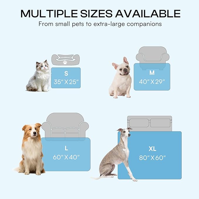 Luciphia Premium Cooling Dog Blanket Washable Q-MAX>0.5 Small Medium Large Pet - Image 7