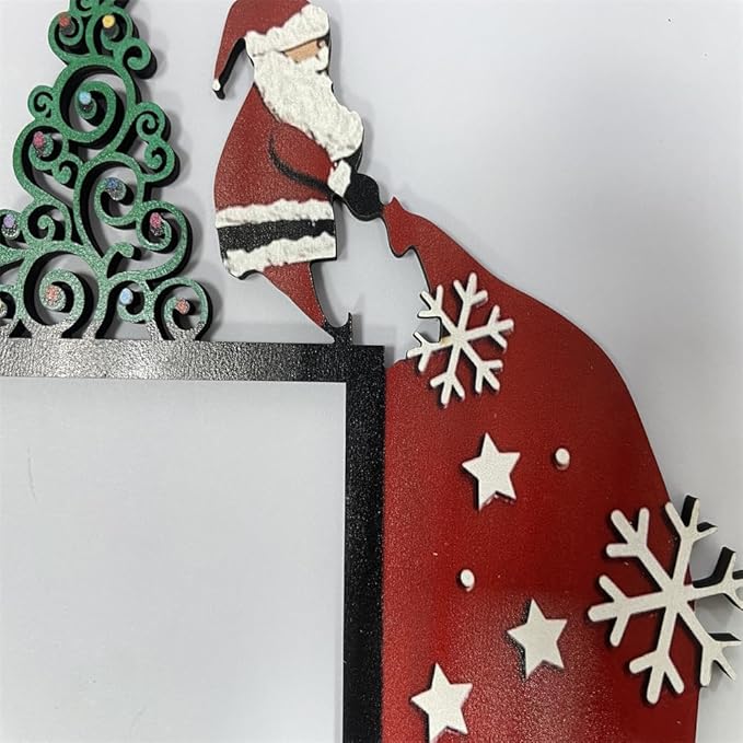 2024 Christmas Door Topper Holiday Home Decor Funny Snowman Santa Claus Top - Image 3