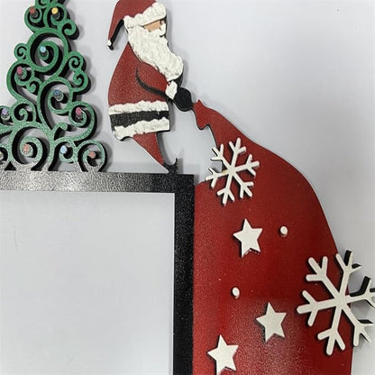 2024 Christmas Door Topper Holiday Home Decor Funny Snowman Santa Claus Top - Image 3