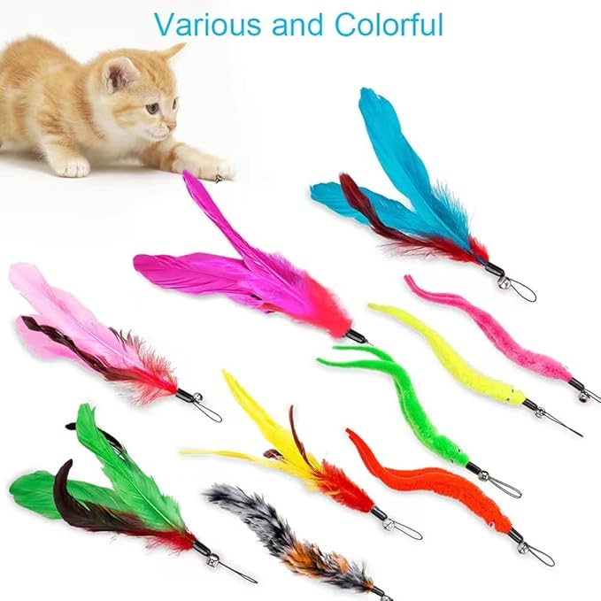 JIARON Cat Toys Feather Toy, Interactive Catcher and Funny Exercise - Image 6