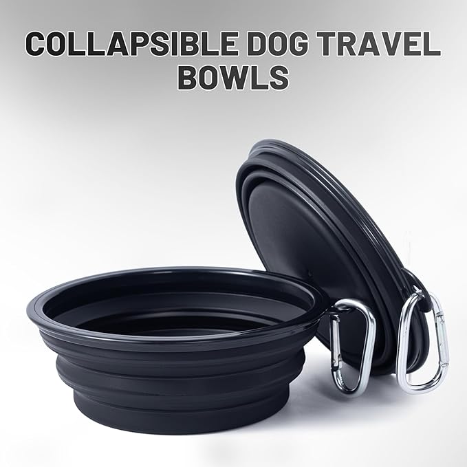 Dog Bowl Pet Collapsible Bowls, 2 Pack Collapsible Dog Water Bowls - Image 2