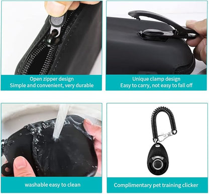Dog Training Treat Pouch with Clip, Portable Waterproof Puppy Treat Bag and - Image 5