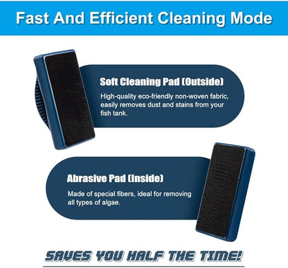 DaToo Aquarium Mini Magnetic Scrubber Scraper Small Fish Tank Cleaner Nano - Image 3