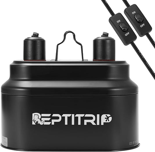 Dual Reptile Light Fixture by REPTITRIP