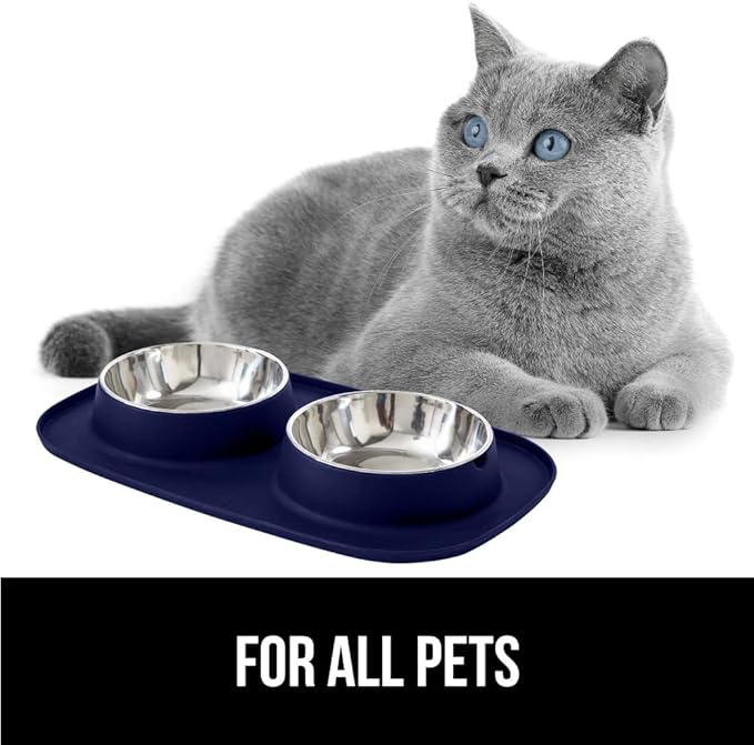 GORILLA GRIP Feeding Mat Bowl Set, 4 Cup 100% Waterproof BPA Free Silicone - Image 8