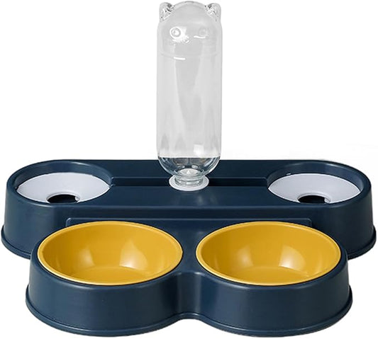 Dogs Bowl Automatic Cats Food Bowl 4 in 1 Pet Food Feeders by Unknown