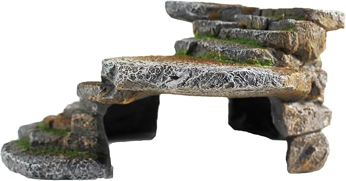 PENN-PLAX Reptology Shale Scape Step Ledge & Cave Hideout – Decorative Resin - Image 5