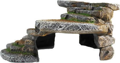PENN-PLAX Reptology Shale Scape Step Ledge & Cave Hideout – Decorative Resin - Image 5