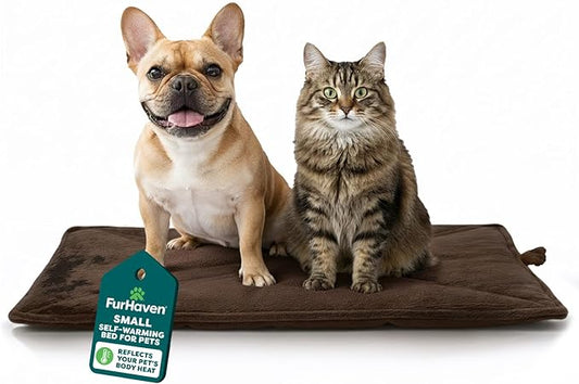 FurHaven ThermaNAP Self Warming Cat Mat, Dog Bed by FurHaven