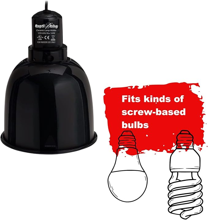 Reptile Light Fixture, Dual Heat Lamp Holder Fixtures - Image 6