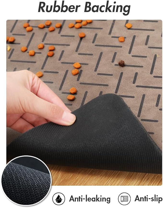 MontVoo-Absorbent Pet Feeding Mat-No Stains Pet Mat - Image 5