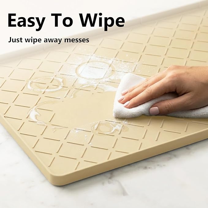 Mateeylife Under Sink Mats for Kitchen Waterproof 22"X19", Undersink - Image 8