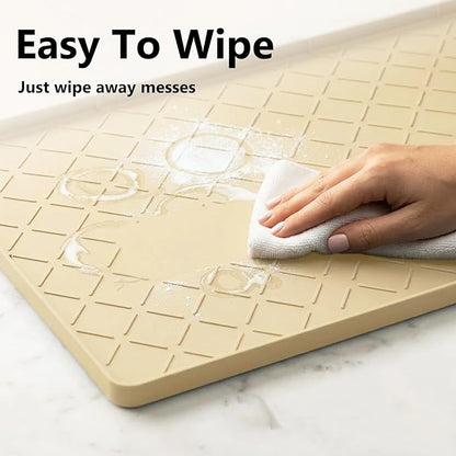 Mateeylife Under Sink Mats for Kitchen Waterproof 22"X19", Undersink - Image 8