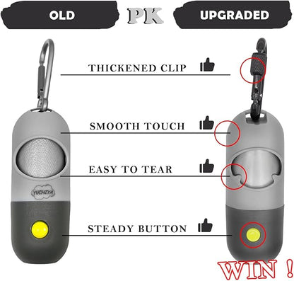 Dog Poop Bags Holder with LED Flashlight|Pet Waste Bags Dispenser - Image 3