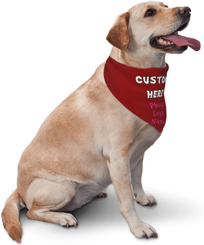 Custom Pet Scarf Dog Bandana - Image 2