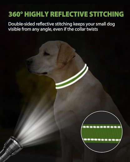 Joytale Dog Collars for Medium Dogs, Comfortable Double-Sided Reflective Nylon - Image 5