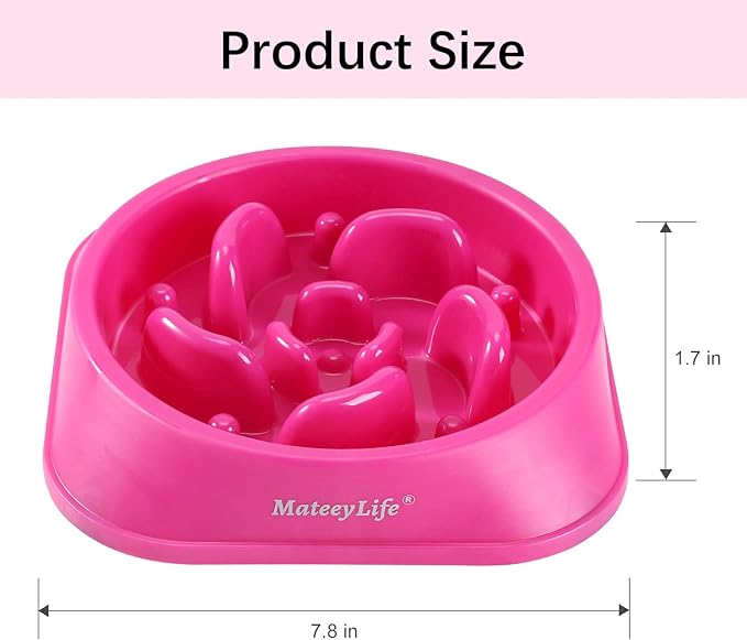 MateeyLife Slow Feeder Dog Bowls, Anti-Choking Puzzle Dog Food Bowls, Anti-Slip - Image 3