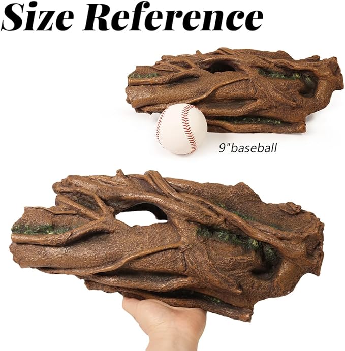 Fish Tank Decorations XL 13.4" Large Bearded Dragon Tank Accessories Driftwood - Image 3