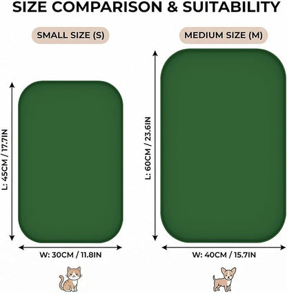 BLESWIN Non-Slip Silicone Dog Food Mat - Image 2