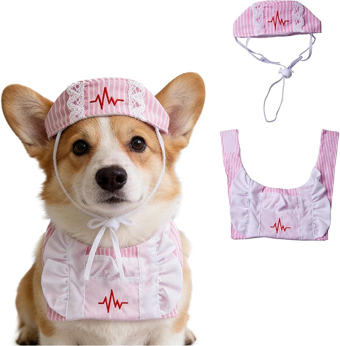 SEIS 2 Pcs Pet Nurse Costume by SEISPetSupplies